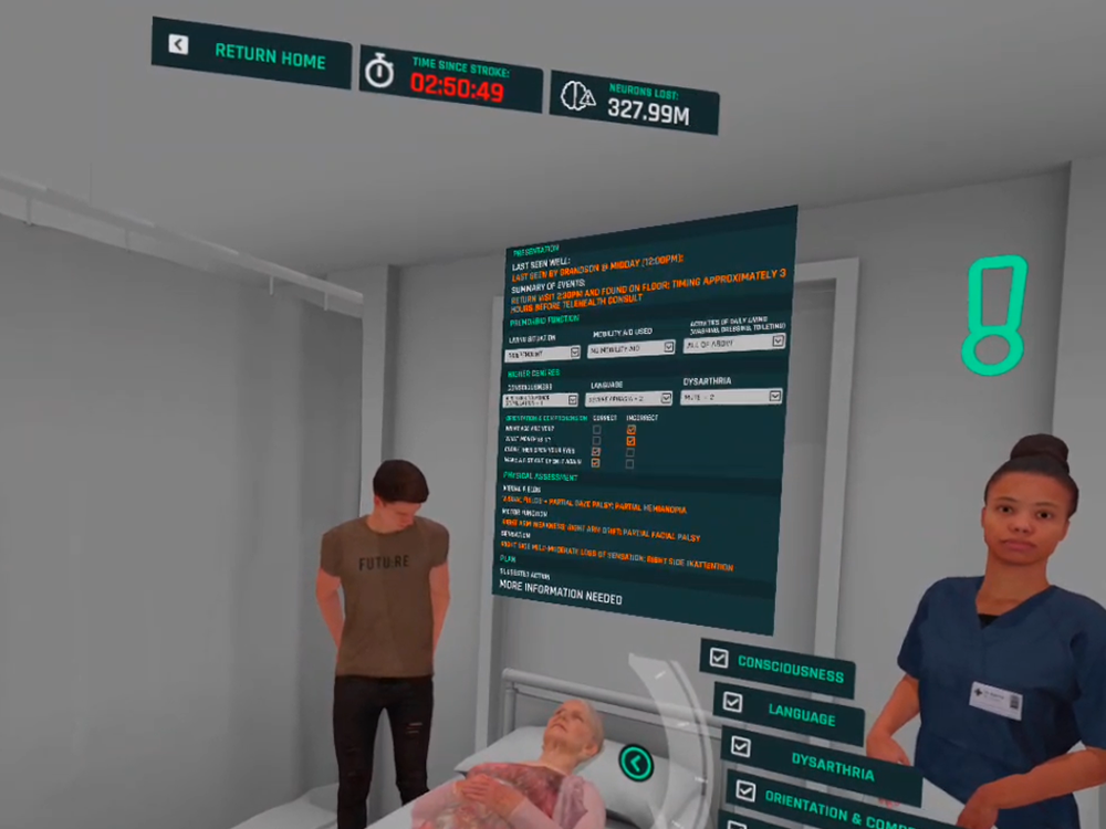 TACTICS VR Stroke Telehealth Virtual Reality Training for Health Care Professionals Involved in Stroke Management at Telestroke Spoke Hospitals: Module Design and Implementation Study