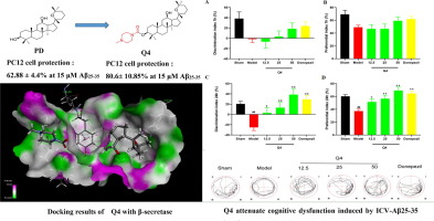 Panaxadiol carbamate derivatives: Synthesis and biological evaluation as potential multifunctional anti-Alzheimer agents
