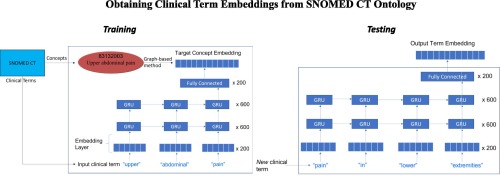 Obtaining Clinical Term Embeddings from SNOMED CT Ontology