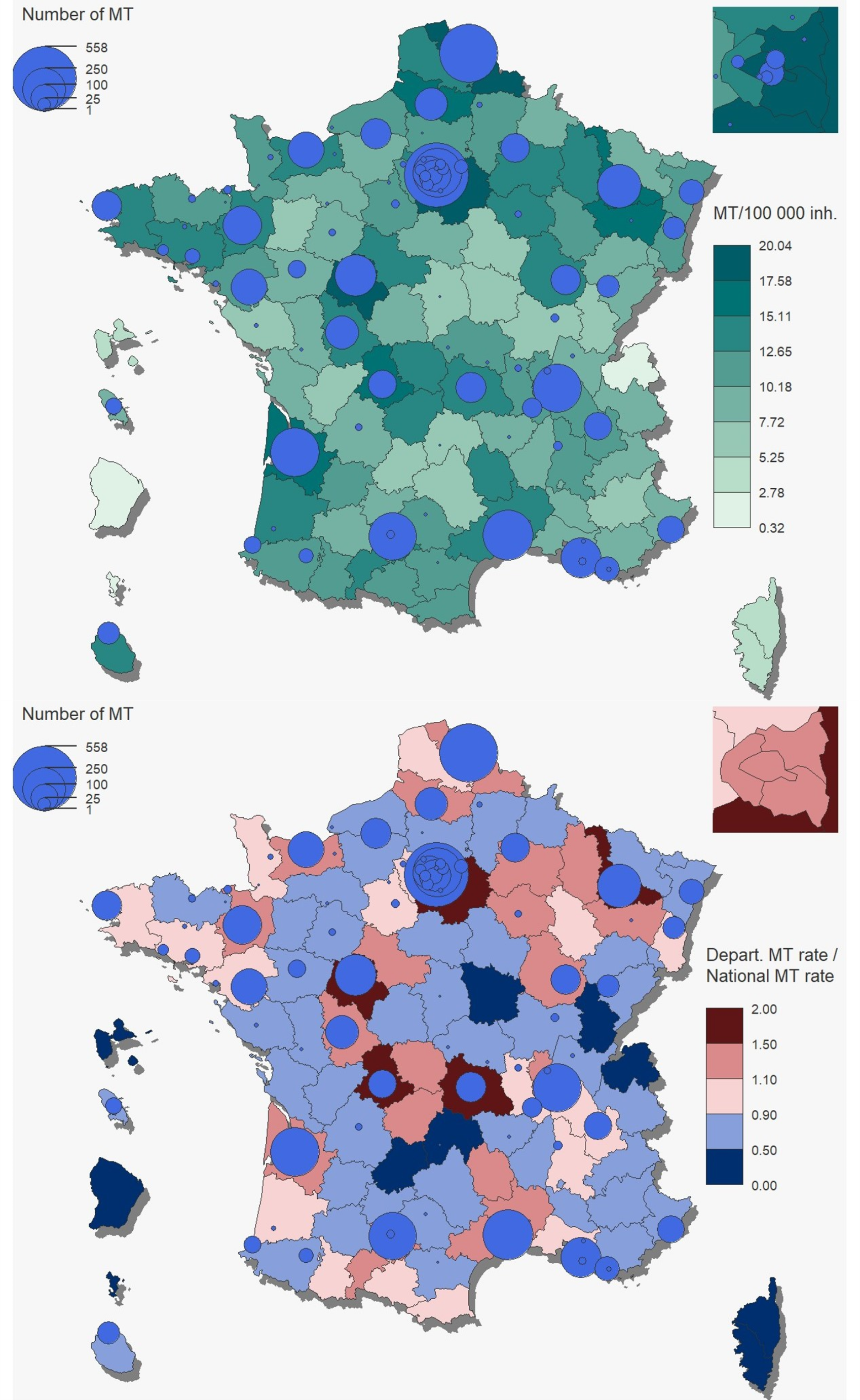 Population-based analysis of the number of thrombectomies performed after cerebral ischemic stroke and prognostic factors of mortality in France