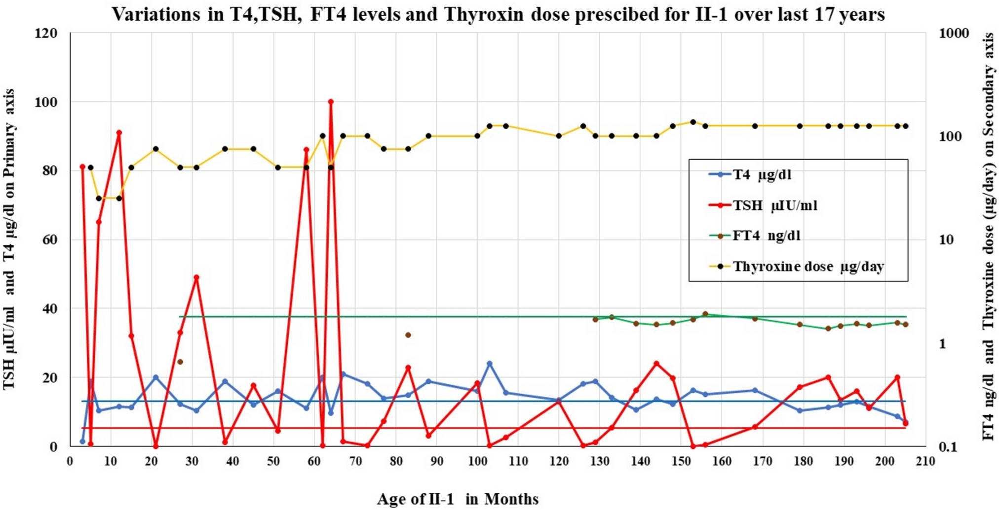 Co-existence of Congenital Hypothyroidism (CH) and TBG-Excess in a Boy Causing Simultaneous Elevation in Thyroid Stimulating Hormone (TSH) and Thyroxine (T4) Levels: First Report from India and Review of the Literature