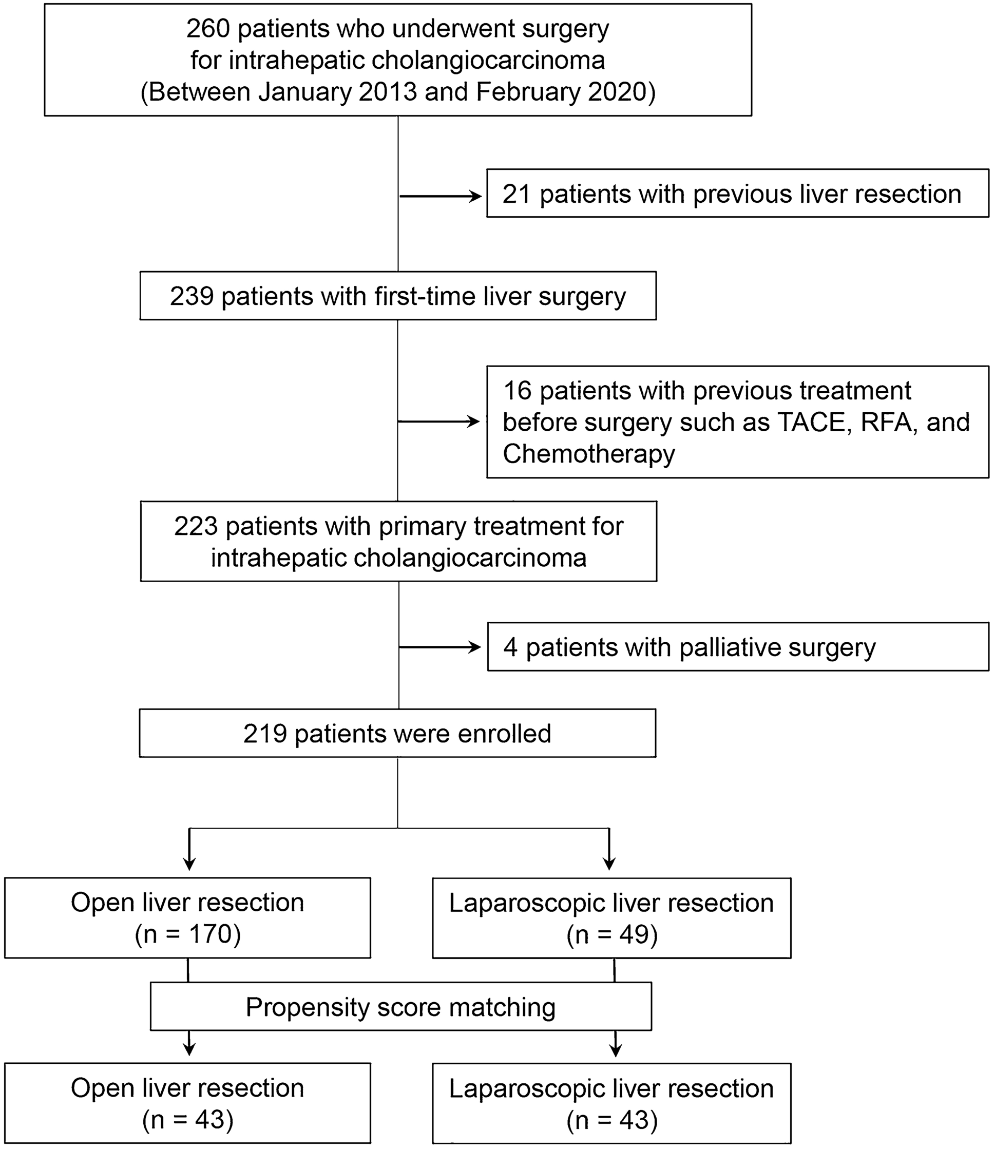 Laparoscopic liver resection as a treatment option for intrahepatic cholangiocarcinoma