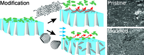 Membrane modification with carbon nanomaterials for fouling mitigation: A review