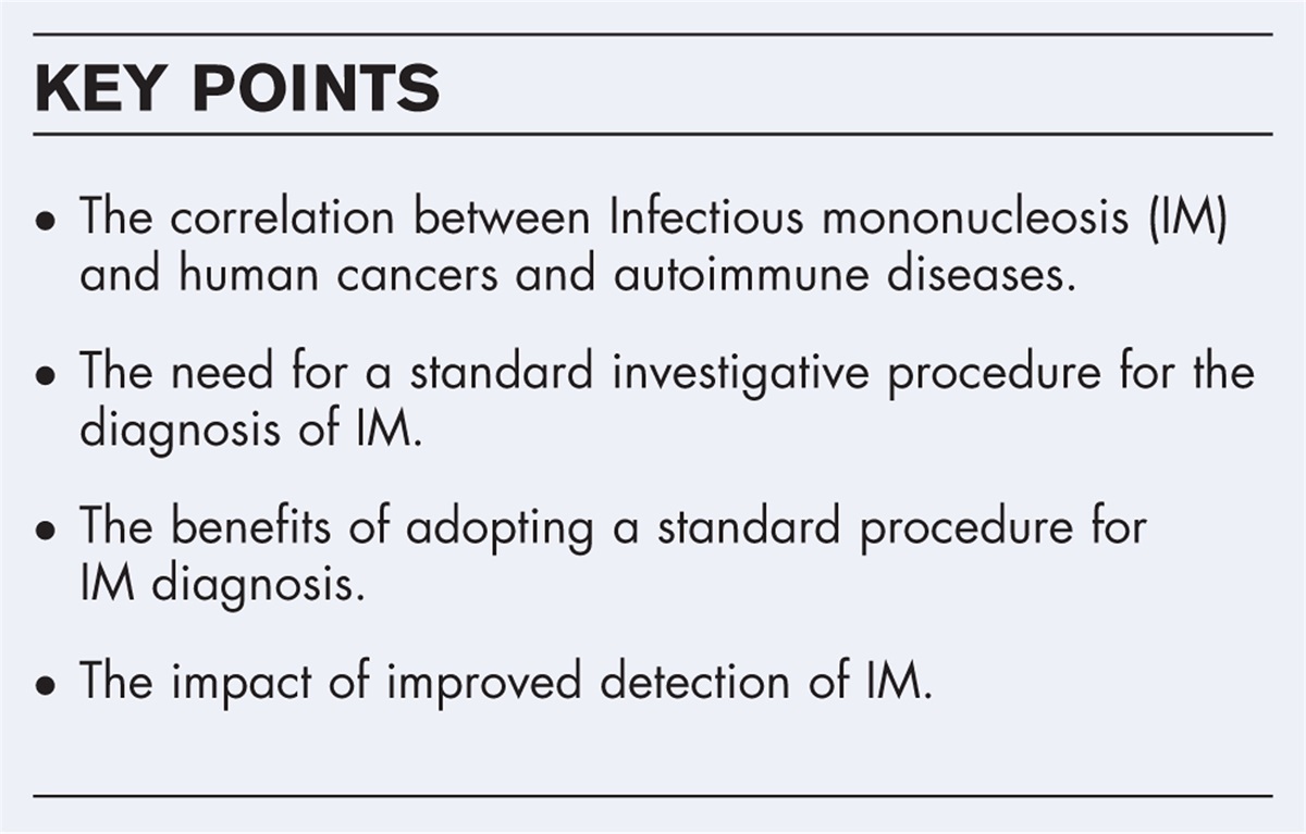 Infectious mononucleosis: new concepts in clinical presentation, epidemiology, and host response