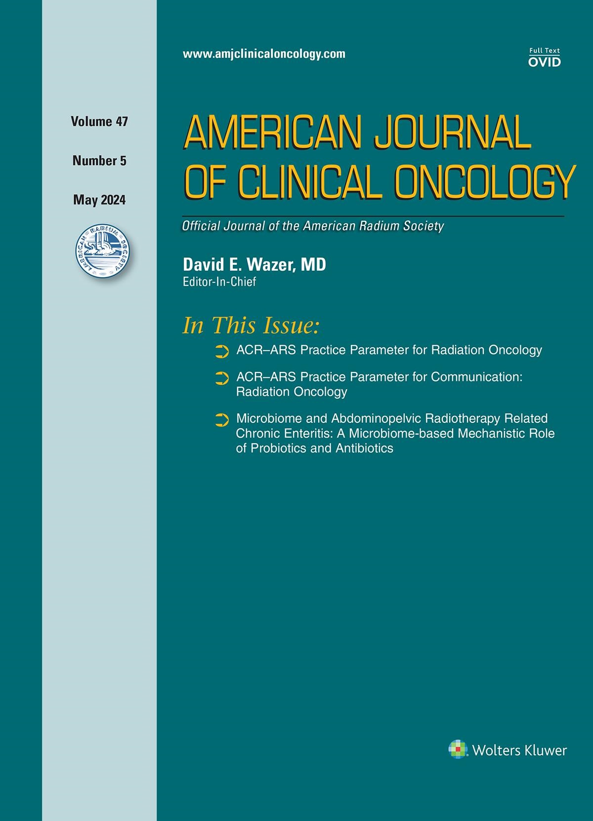 ACR–ARS Practice Parameter for Communication: Radiation Oncology