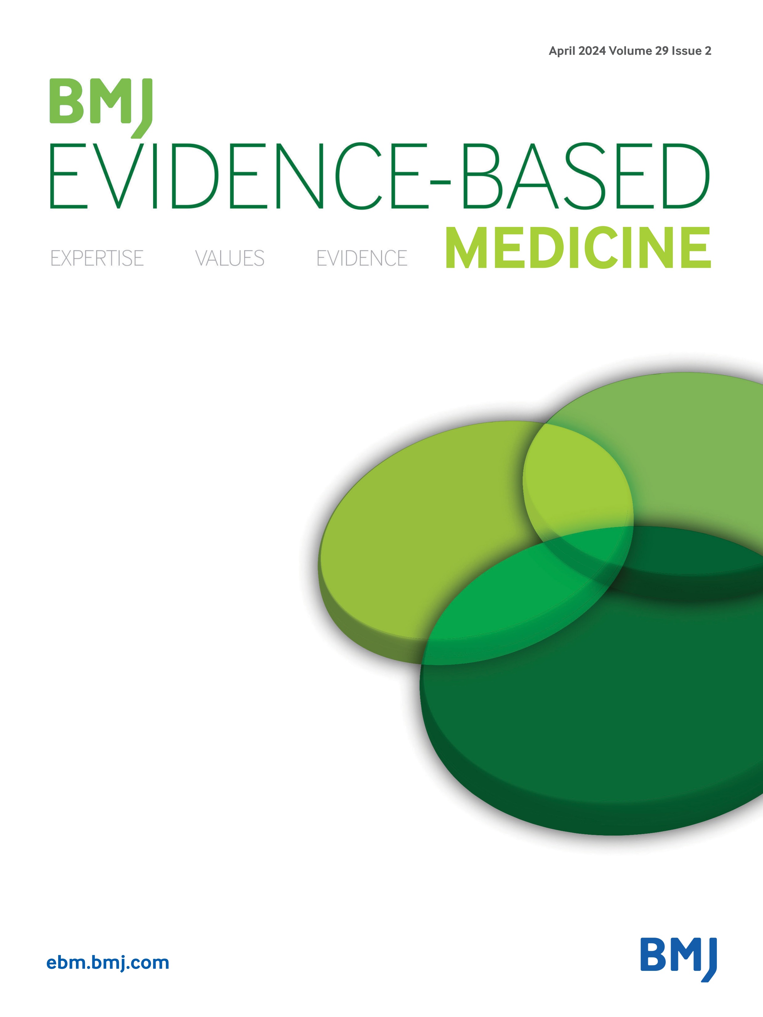 Visualisation of evidence for shared decision making