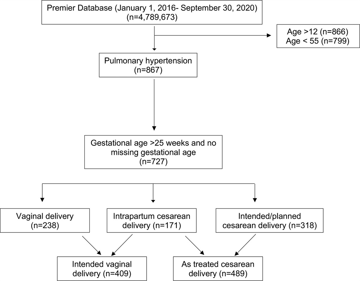 Maternal Morbidity According to Mode of Delivery Among Pregnant Patients With Pulmonary Hypertension