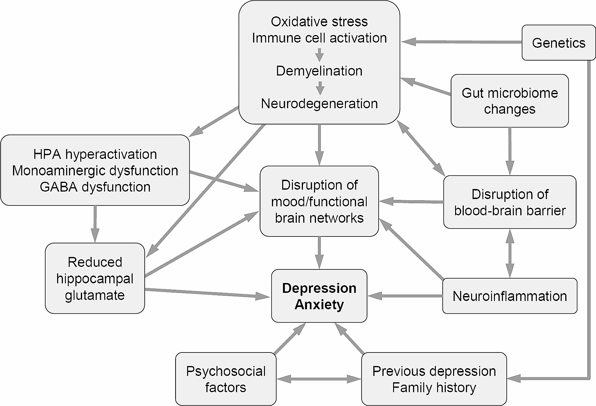 Depression and anxiety in multiple sclerosis. Review of a fatal combination