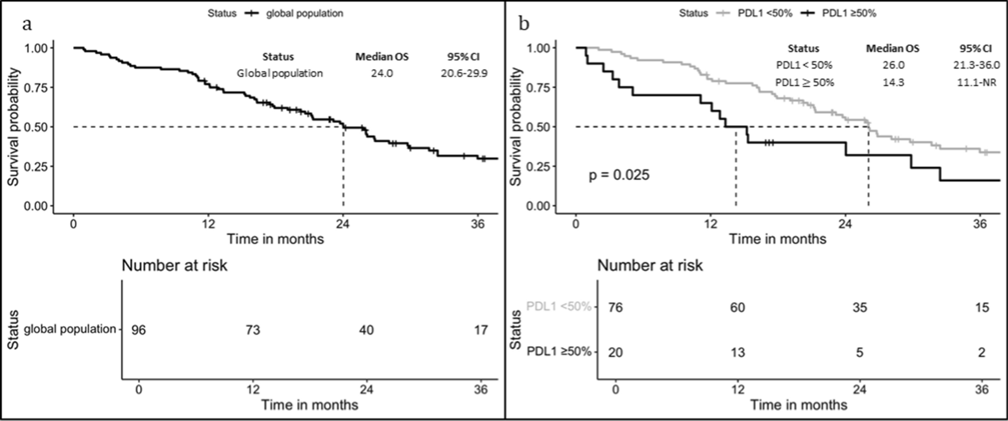 Impact of PD-L1 Expression on the Overall Survival of Caucasian Patients with Advanced EGFR-Mutant NSCLC Treated with Frontline Osimertinib