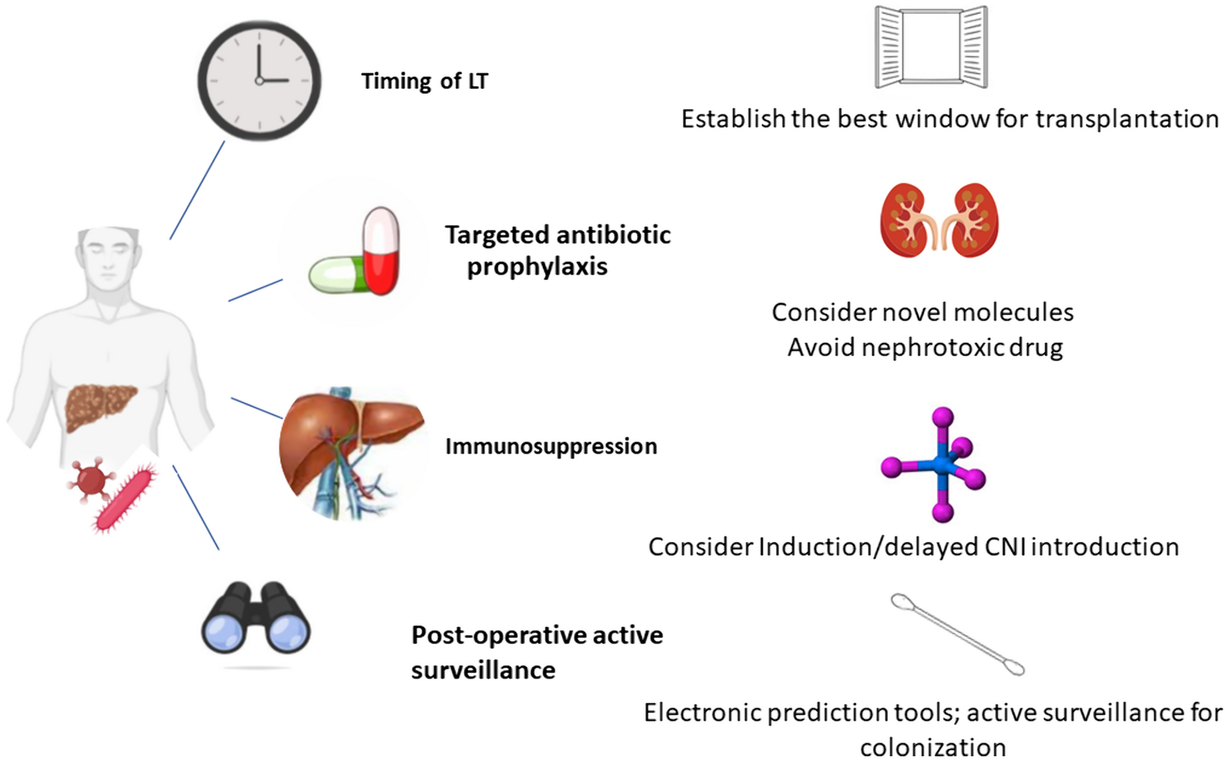 Multidrug-resistant bacterial infections in the liver transplant setting