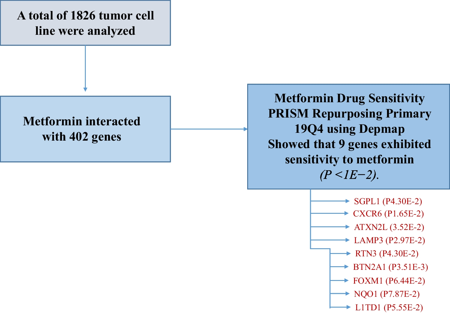 Repurposing metformin as a potential anticancer agent using in silico technique