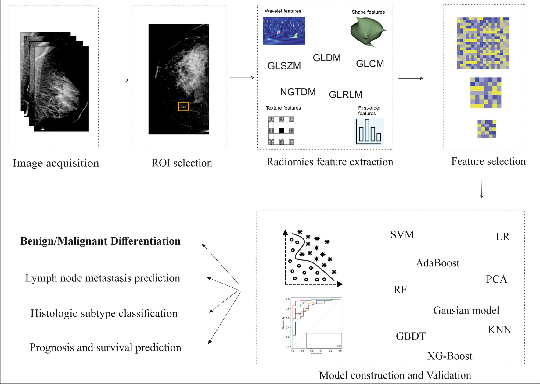 An updated overview of radiomics-based artificial intelligence (AI) methods in breast cancer screening and diagnosis