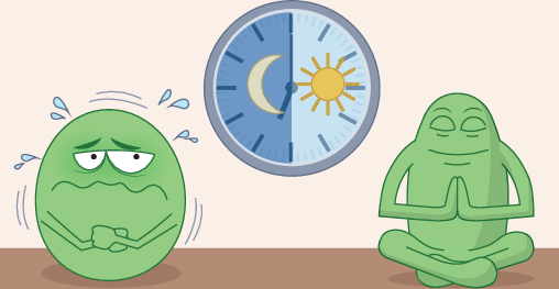 Gut microbiota clocks in stress