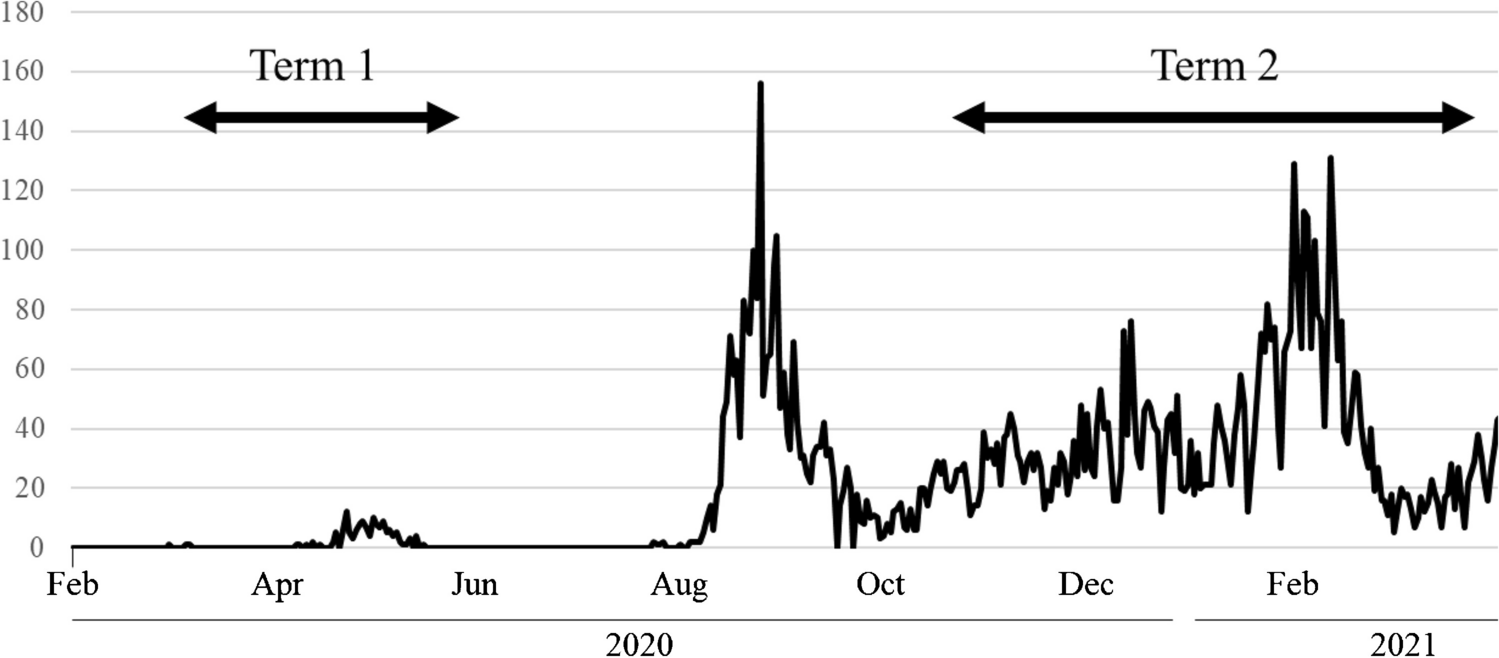 Detection of community-acquired respiratory viruses during COVID-19 pandemic in subtropical region in Japan