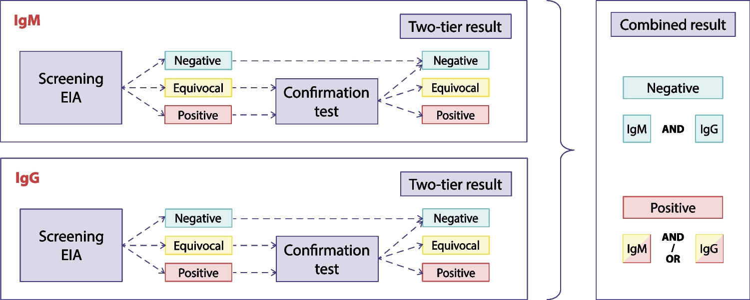 Evaluation of different standard and modified two-tier testing strategies for the laboratory diagnosis of lyme borreliosis in a European setting