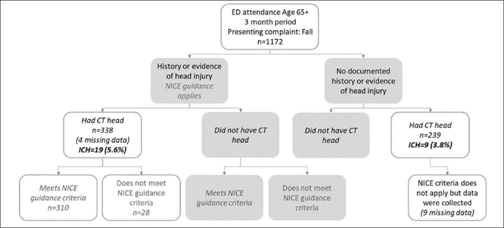 Utilisation and Outcome of Cranial CT Imaging in Older Adults Attending ED Following a Fall