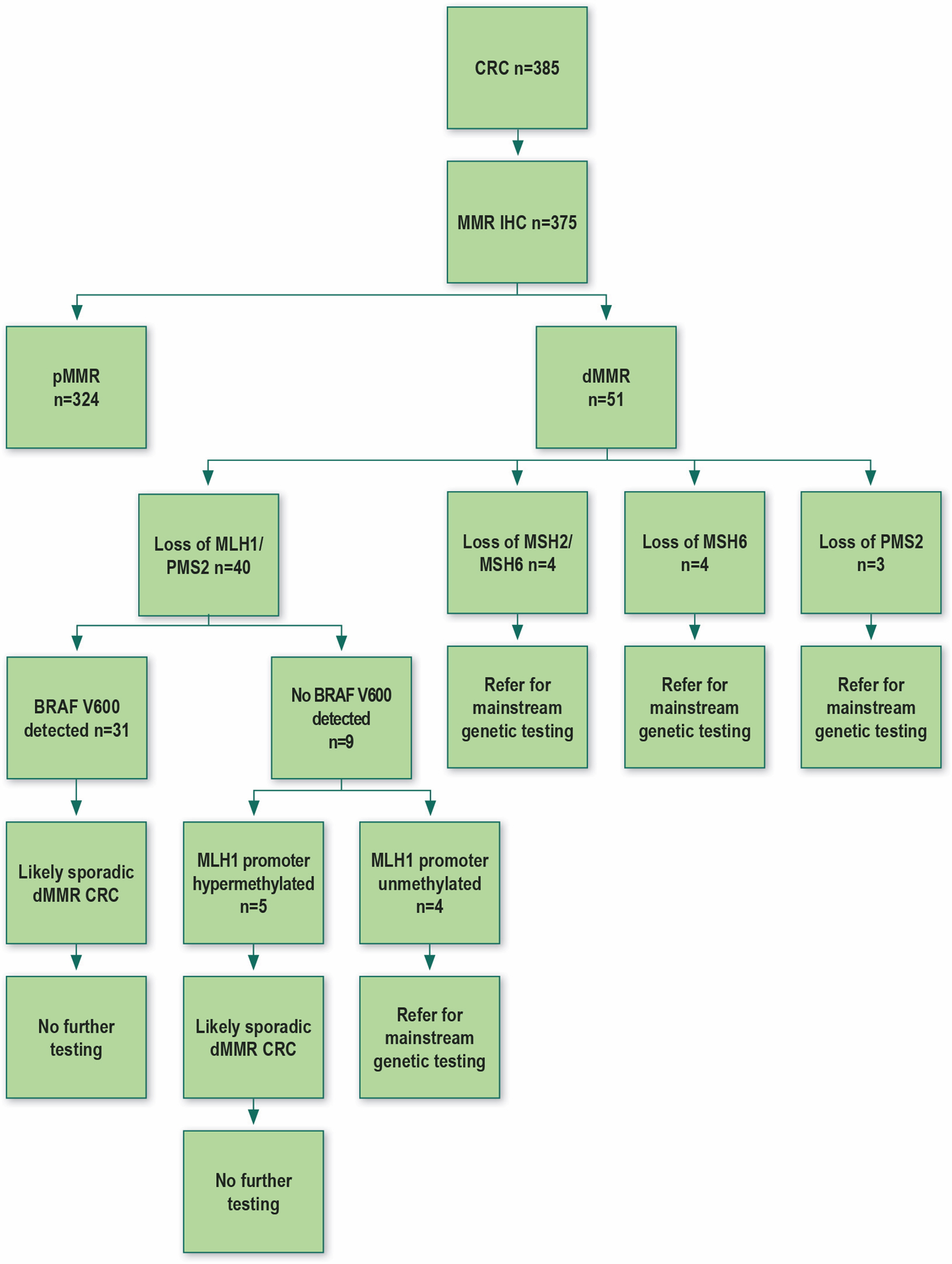 Mainstreaming cancer genetics: feasibility of an advanced nurse practitioner-led service diagnosing Lynch syndrome from colorectal cancer in Ireland