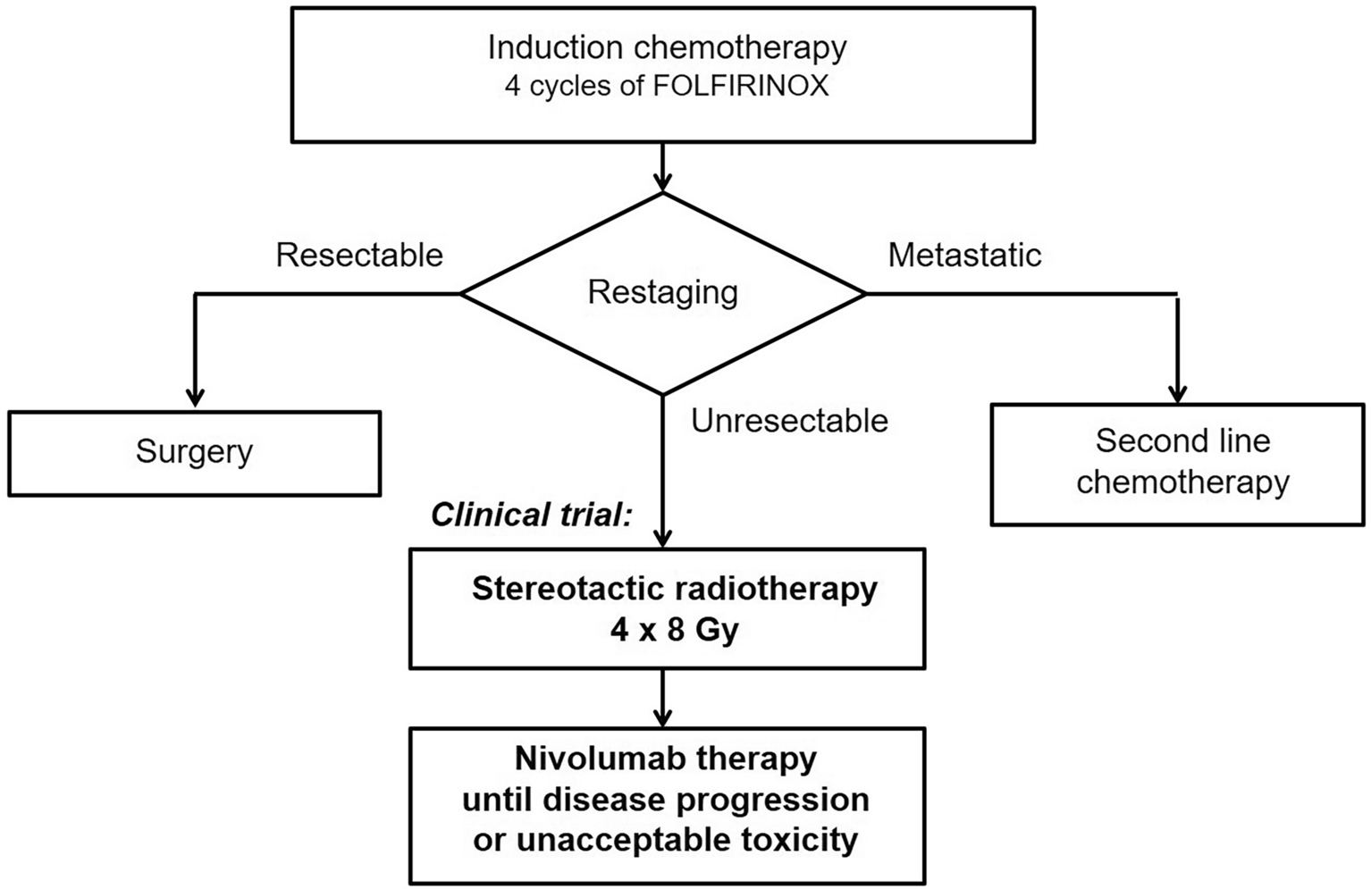 Stereotactic Radiotherapy Plus Nivolumab in Patients with Locally Advanced Pancreatic Cancer: Results from Phase 1/2 Clinical CA209-9KH Trial