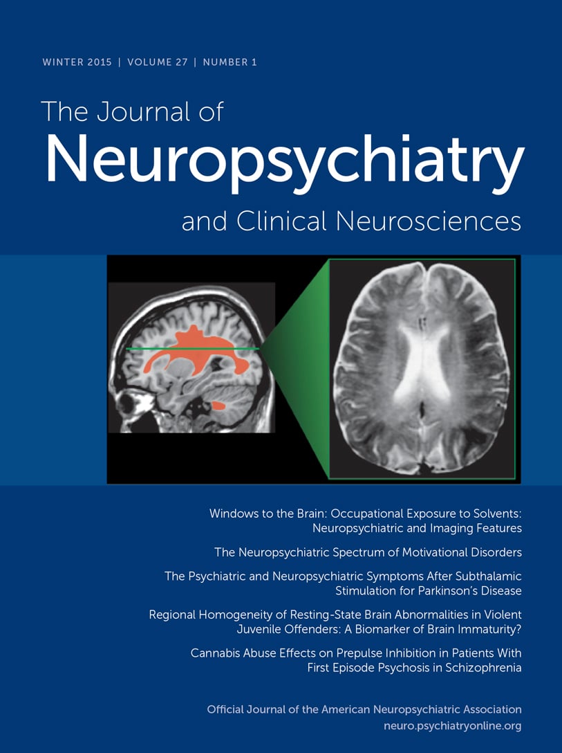 The Population-Based Incidence and Prevalence of Catatonia