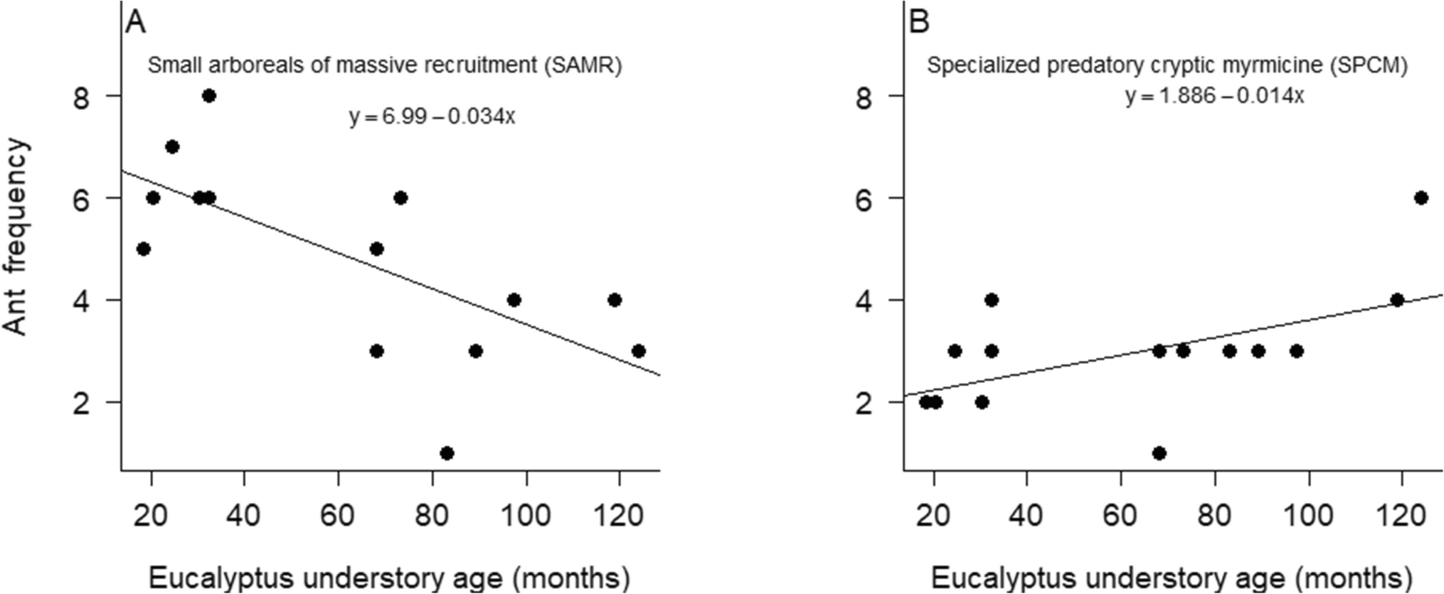 Evaluating the Conservation Importance of Understory Vegetation in Eucalyptus Plantations for Ant Functional Groups