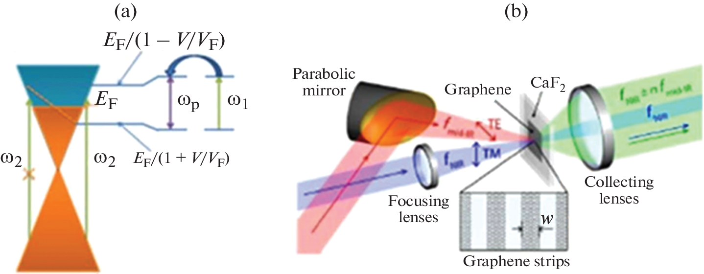 Electronically Controlled Nonlinear Devices on the Graphene Plasmonics Platform in the Far- and Mid-Infrared Range. Review
