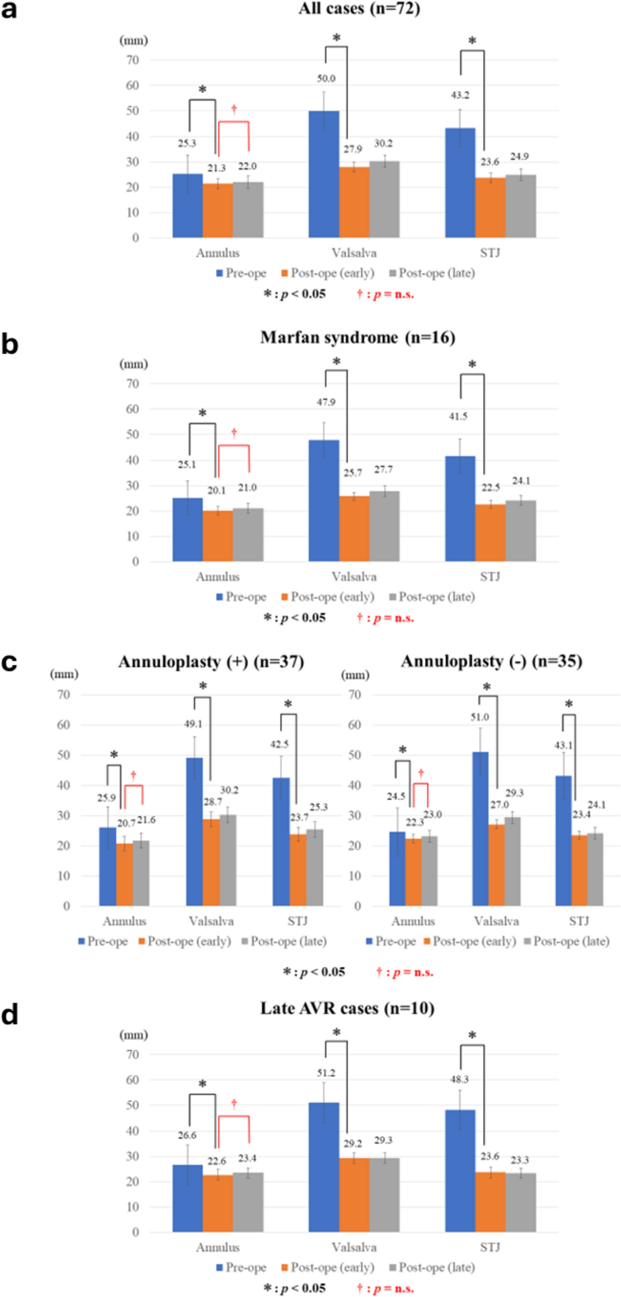 Geometric change in the aortic annulus after aortic root remodeling in Japanese patients