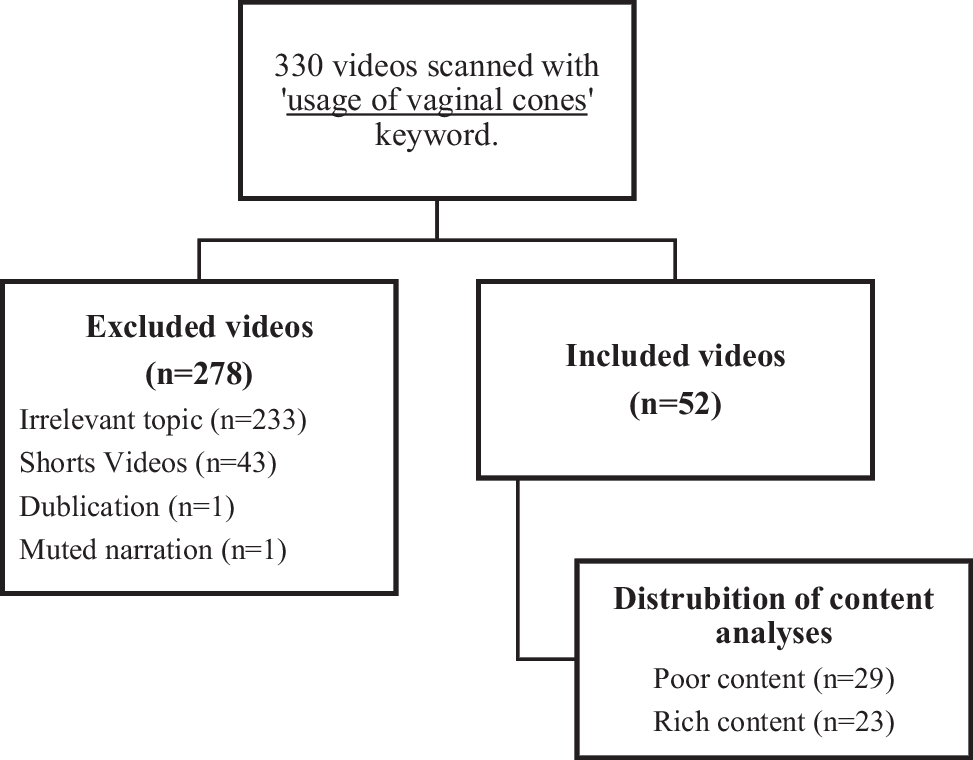 Evaluation of Videos Related to Vaginal Cone Usage on YouTube as an Online Information Source