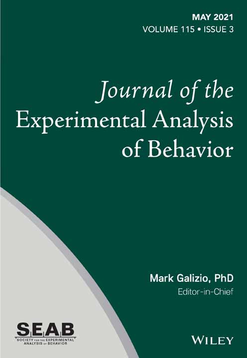 The Journal of the Experimental Analysis of Behavior announces a special issue on the topic: Using complex behavior to understand brain mechanisms in health and disease
