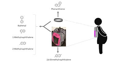 Using silicone wristbands to measure air quality