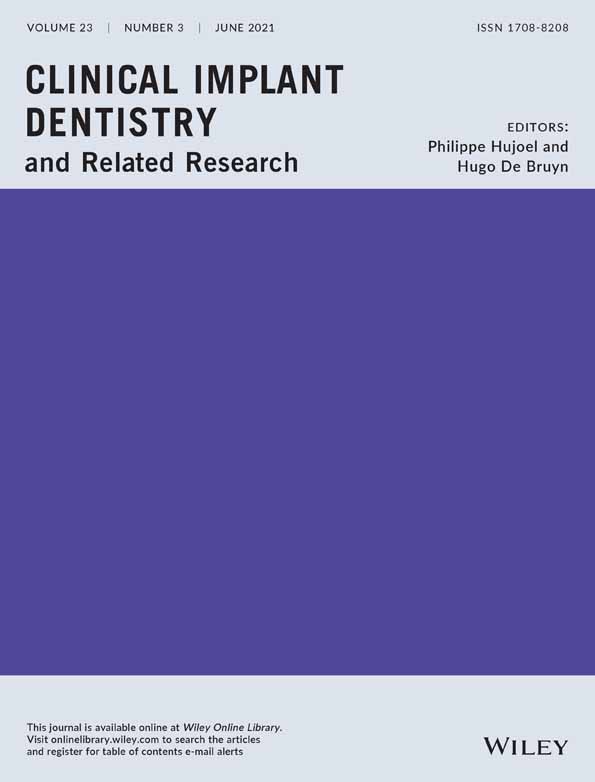 Four‐implant‐supported overdenture treatment in the maxilla. Part I: A randomized controlled split mouth trial assessing the effect of microthreads and abutment connection type on 4 years peri‐implant health