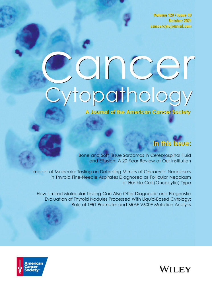 Cytomorphologic features of intraductal salivary gland carcinoma: A multi‐institutional study of 13 FNA cases with histologic, molecular, and clinical correlations