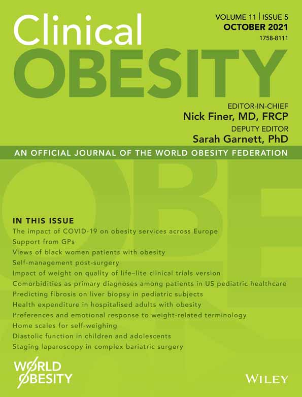Perception of moderate‐intensity physical activity by onset of obesity: A randomized crossover trial