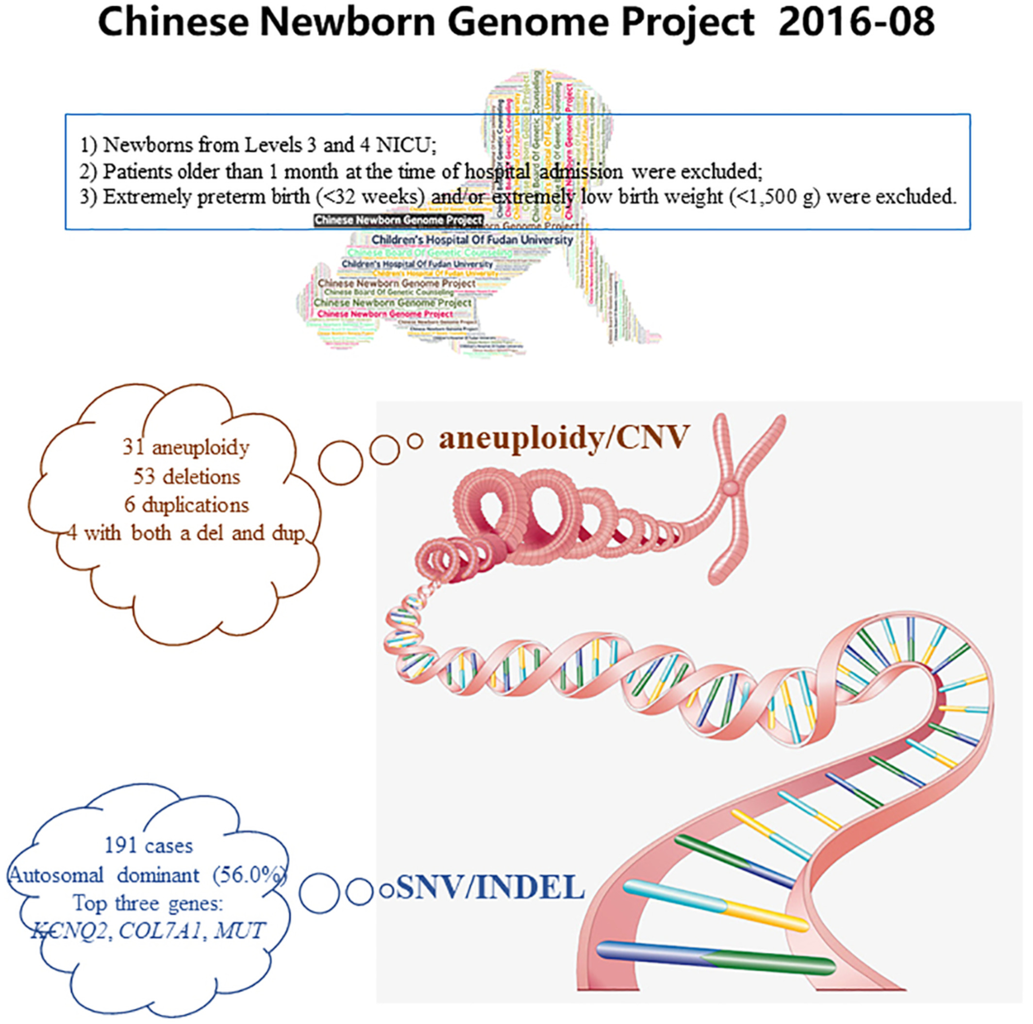 Use of medical exome sequencing for identification of underlying genetic defects in NICU: Experience in a cohort of 2303 neonates in China