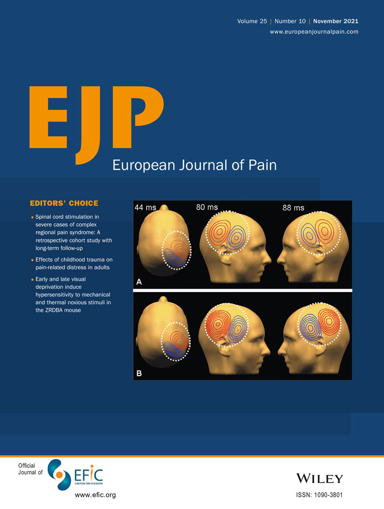Psychological distress in early childhood and the risk of adolescent spinal pain with impact