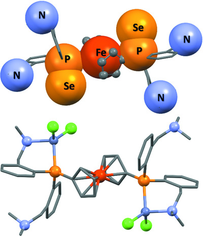 Synthesis, structural, characterization and Hirshfeld analysis of a bisselenide and a zinc complex of a new hemilabile ferrocenylbisphosphane, [Fe{C5H4P(C6H4CH2NMe2‐o)2}2]