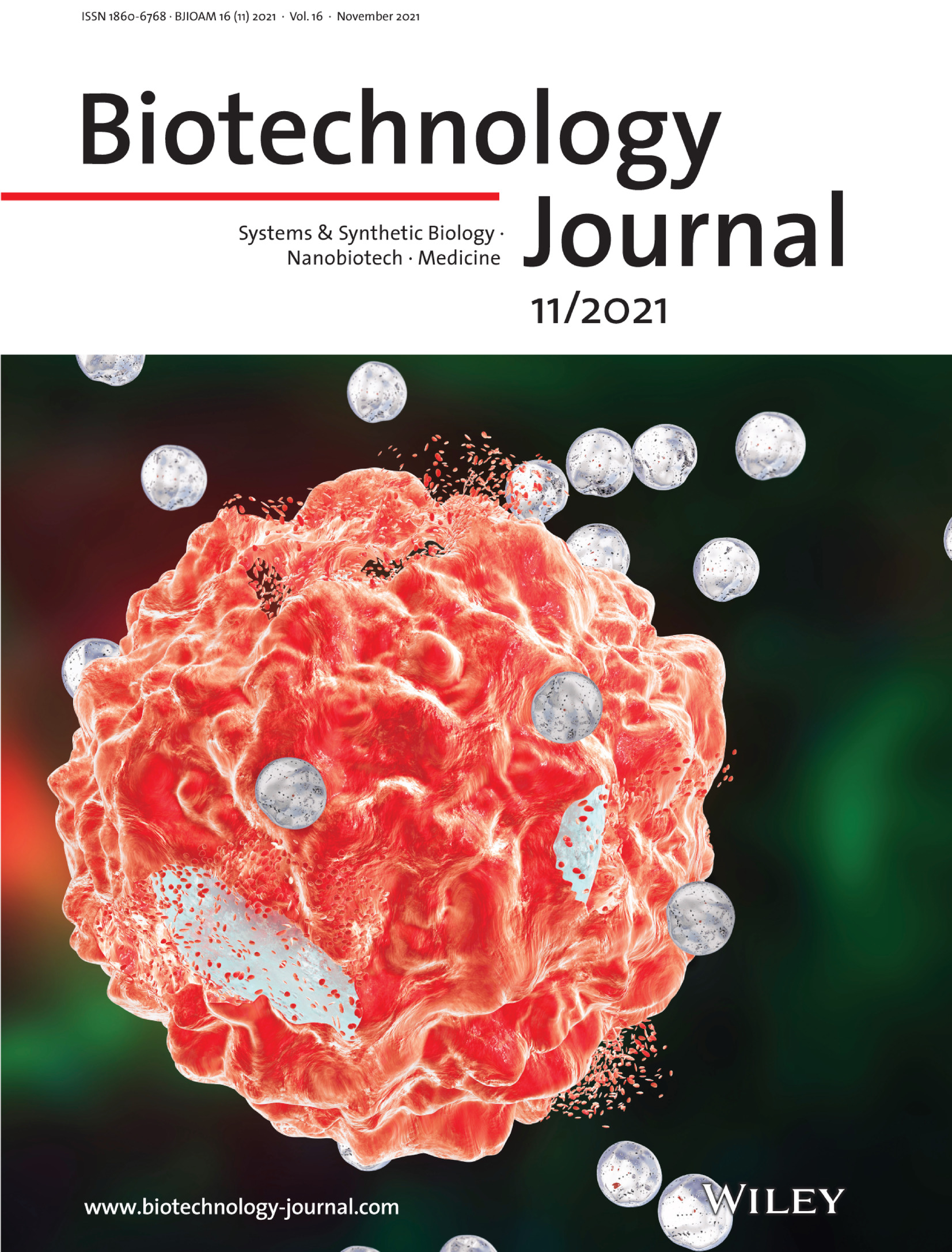 Outside Front Cover: (Biotechnology Journal 11/2021)