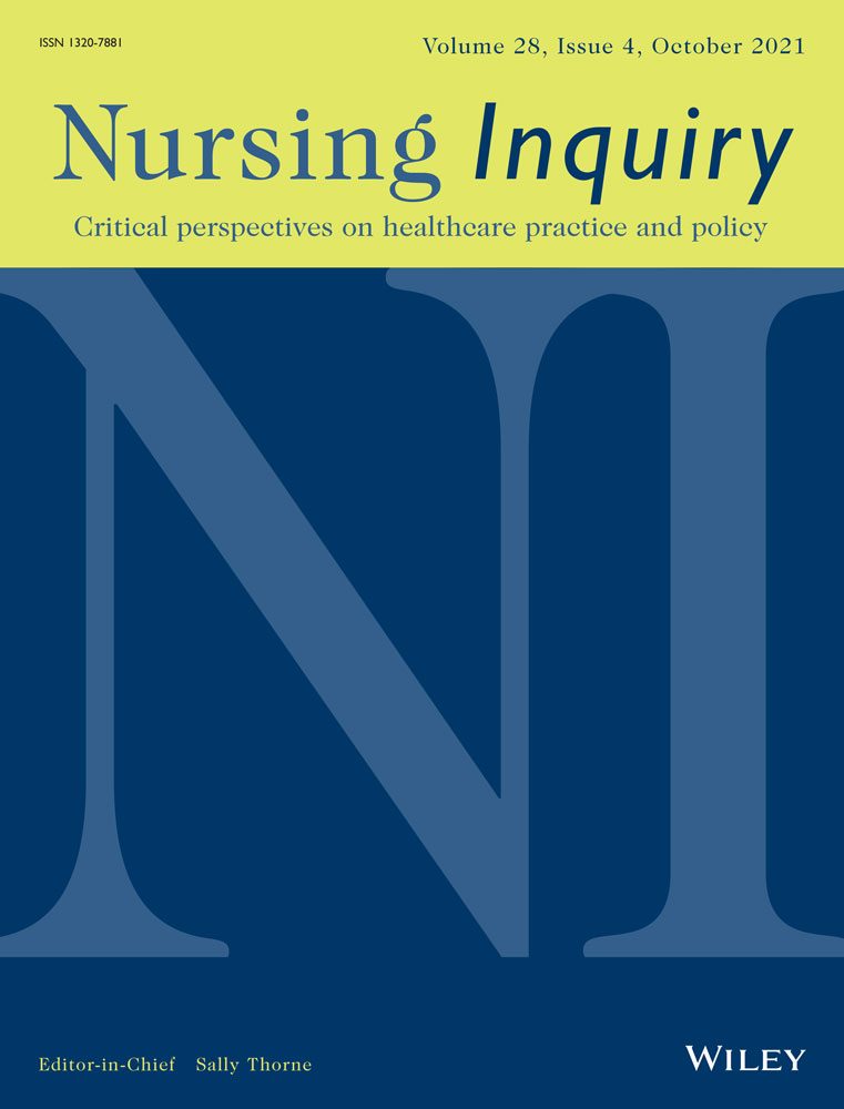 Being and becoming a nurse: Toward an ontological and reflexive turn in first‐year nursing education