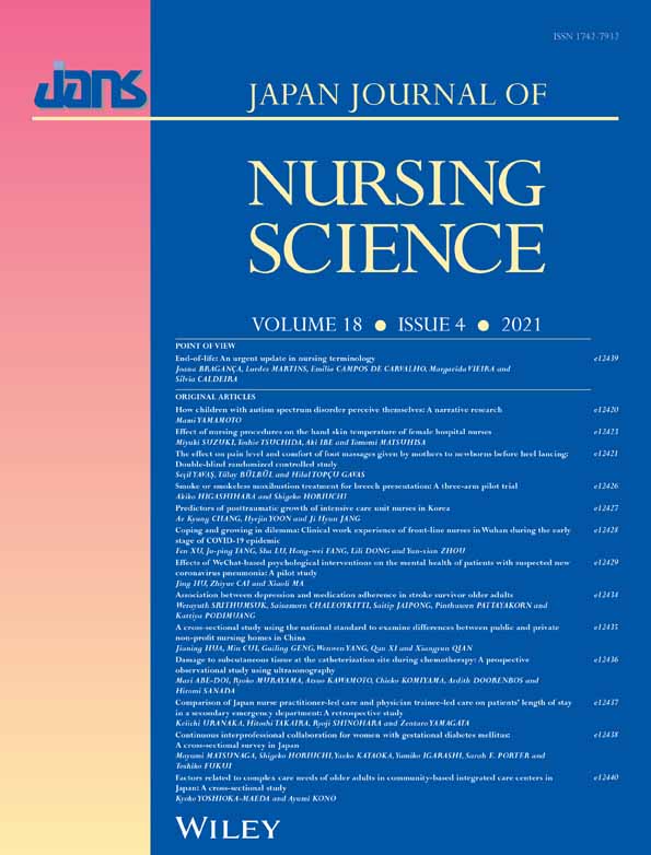 Predictors of posttraumatic growth of intensive care unit nurses in Korea