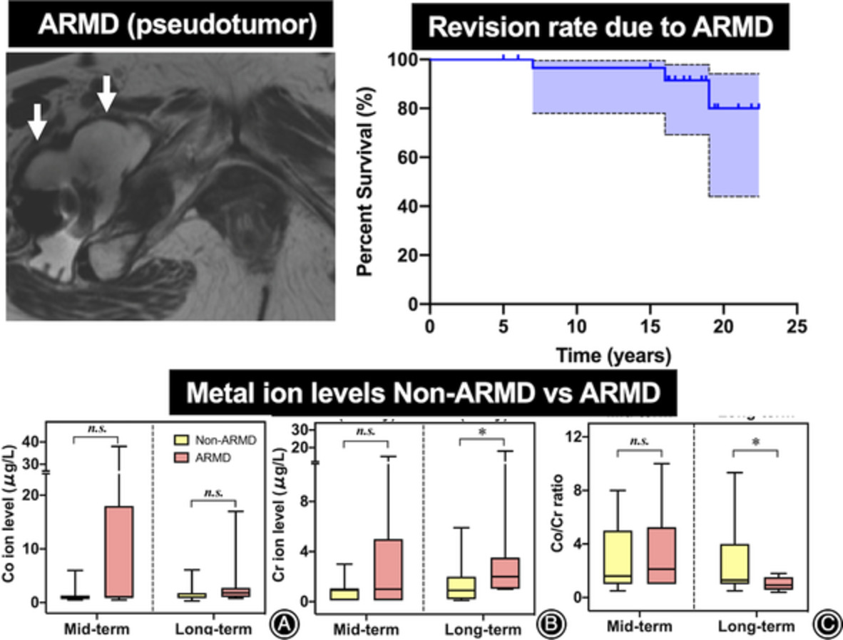 Adverse Tissue Reactions and Metal Ion Behavior After Small‐Head Metasul Hip Arthroplasty: A Long‐Term Follow‐Up Study