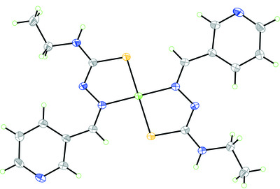 Crystal structures of 3/4‐pyridyl‐based thiosemicarbazones and related Cu and Ni coordination compounds