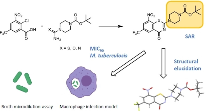 Efficient Synthesis of Benzothiazinone Analogues with Activity against Intracellular Mycobacterium tuberculosis
