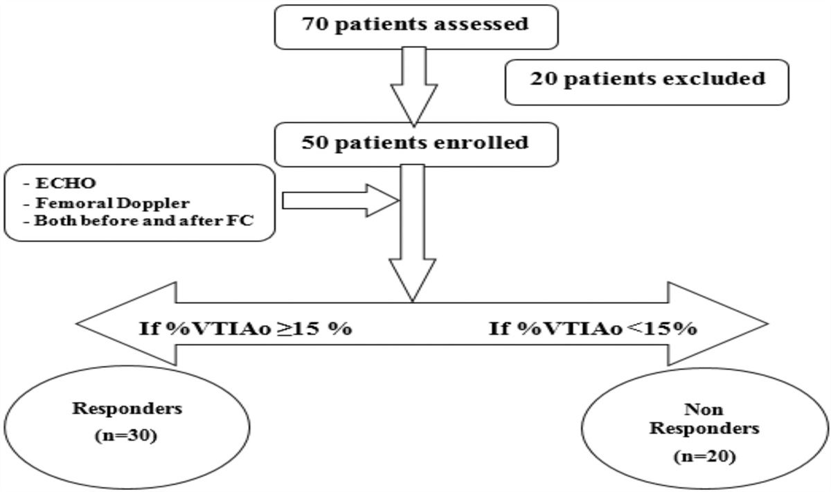 Fluid Responsiveness by Femoral Artery Doppler in Septic Shock: Validation with Trans-Thoracic Echocardiography