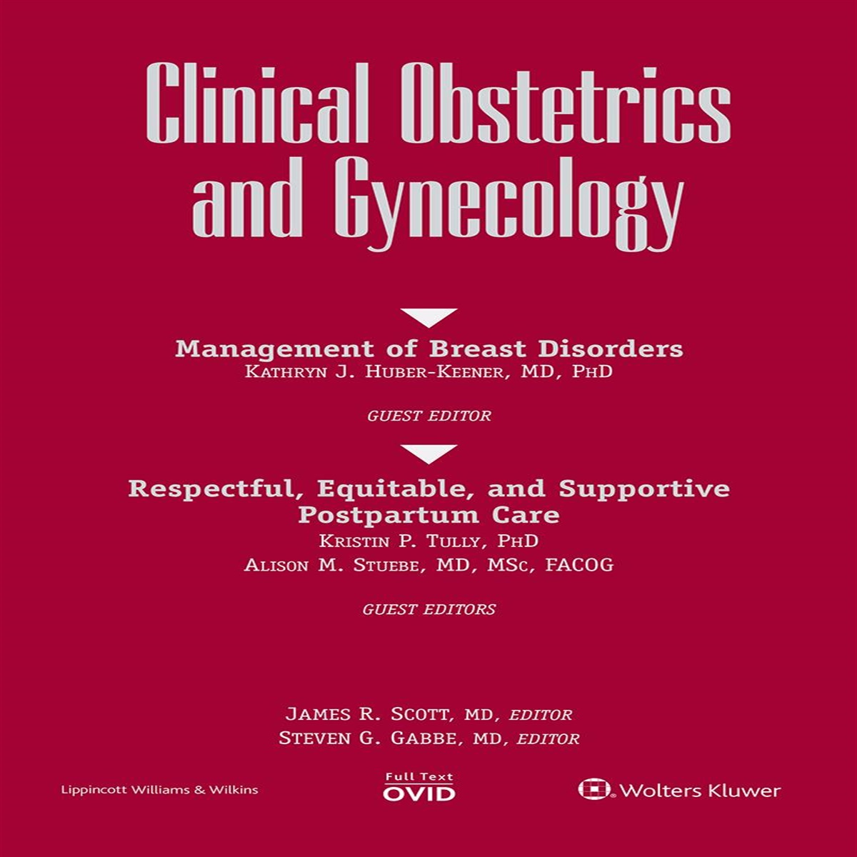 Contributors: Management of Breast Disorders