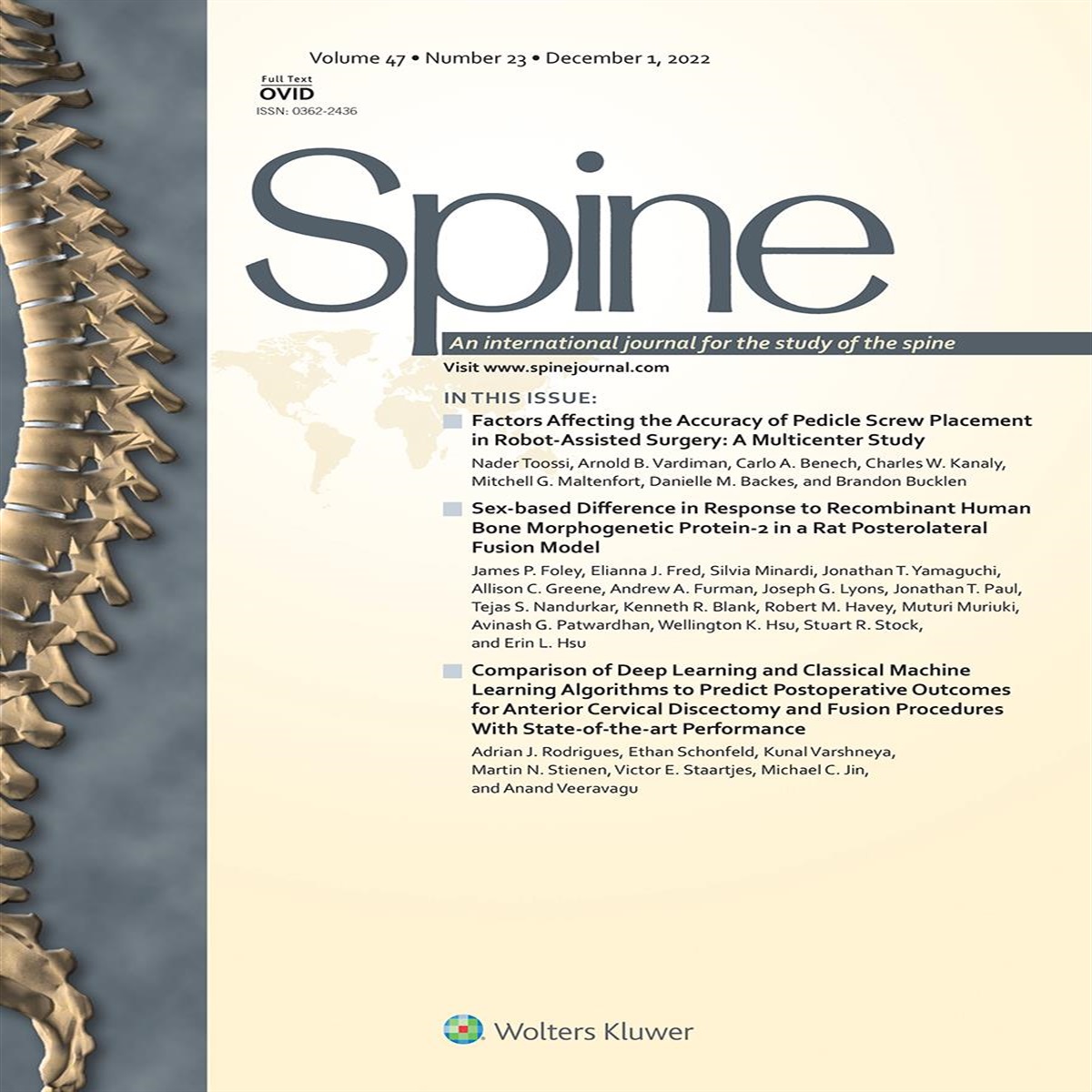 Decisional Regret Among Older Adults Undergoing Corrective Surgery for Adult Spinal Deformity: A Single Institutional Study: Erratum