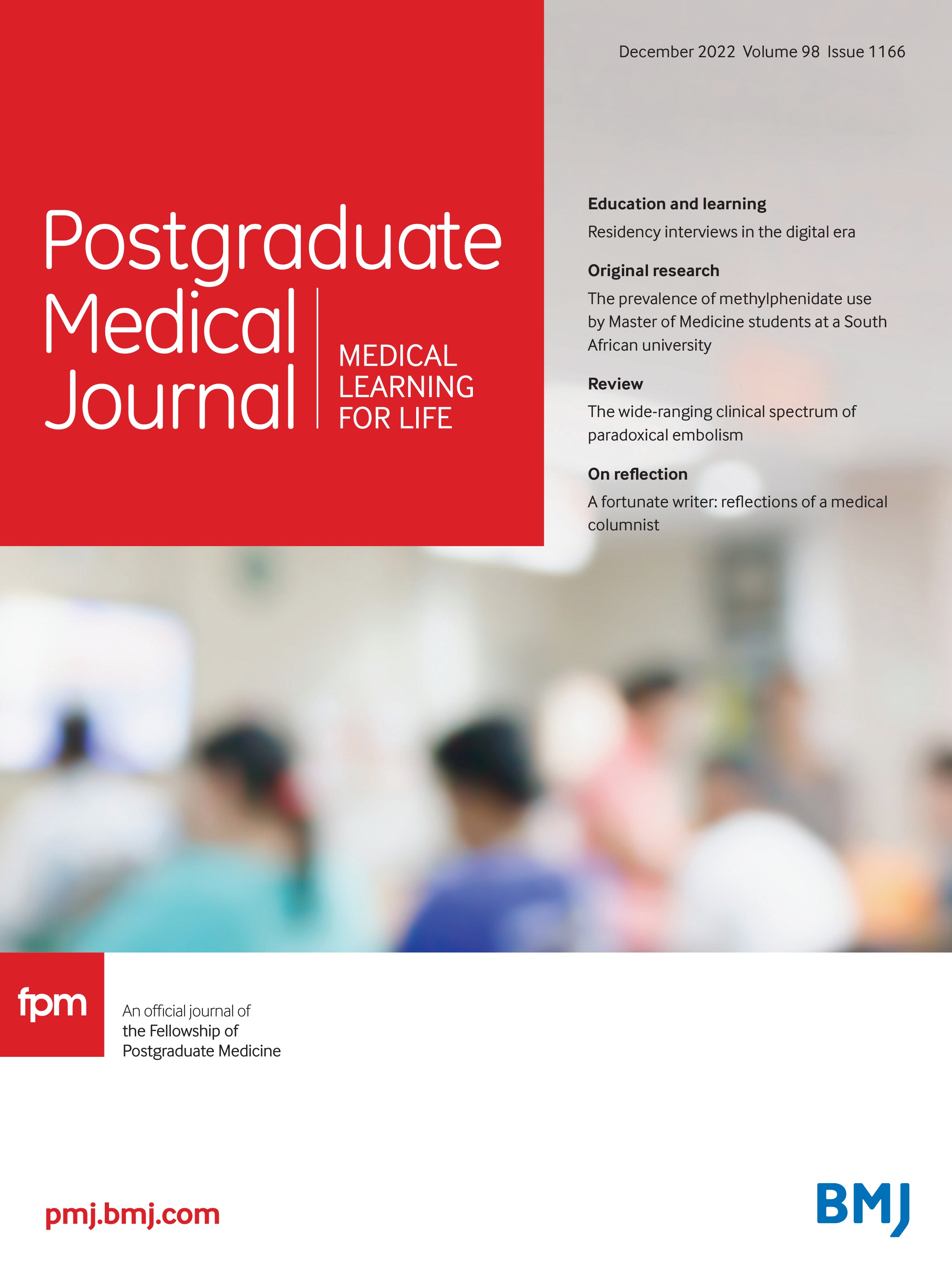 Wide-ranging clinical spectrum of paradoxical embolism