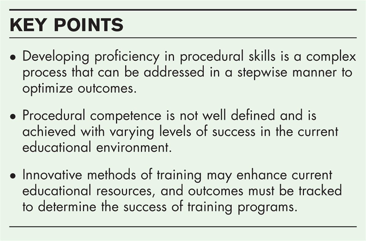 Procedural training in neonatology