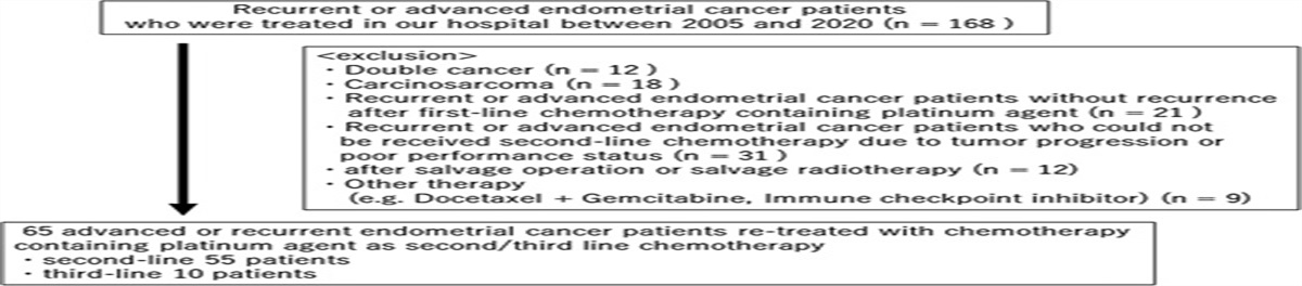 Decision-making for Subsequent Therapy for Patients With Recurrent or Advanced Endometrial Cancer Based on the Platinum-free Interval