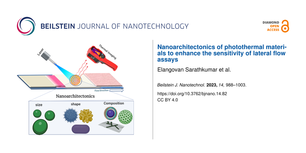 Nanoarchitectonics of photothermal materials to enhance the sensitivity of lateral flow assays