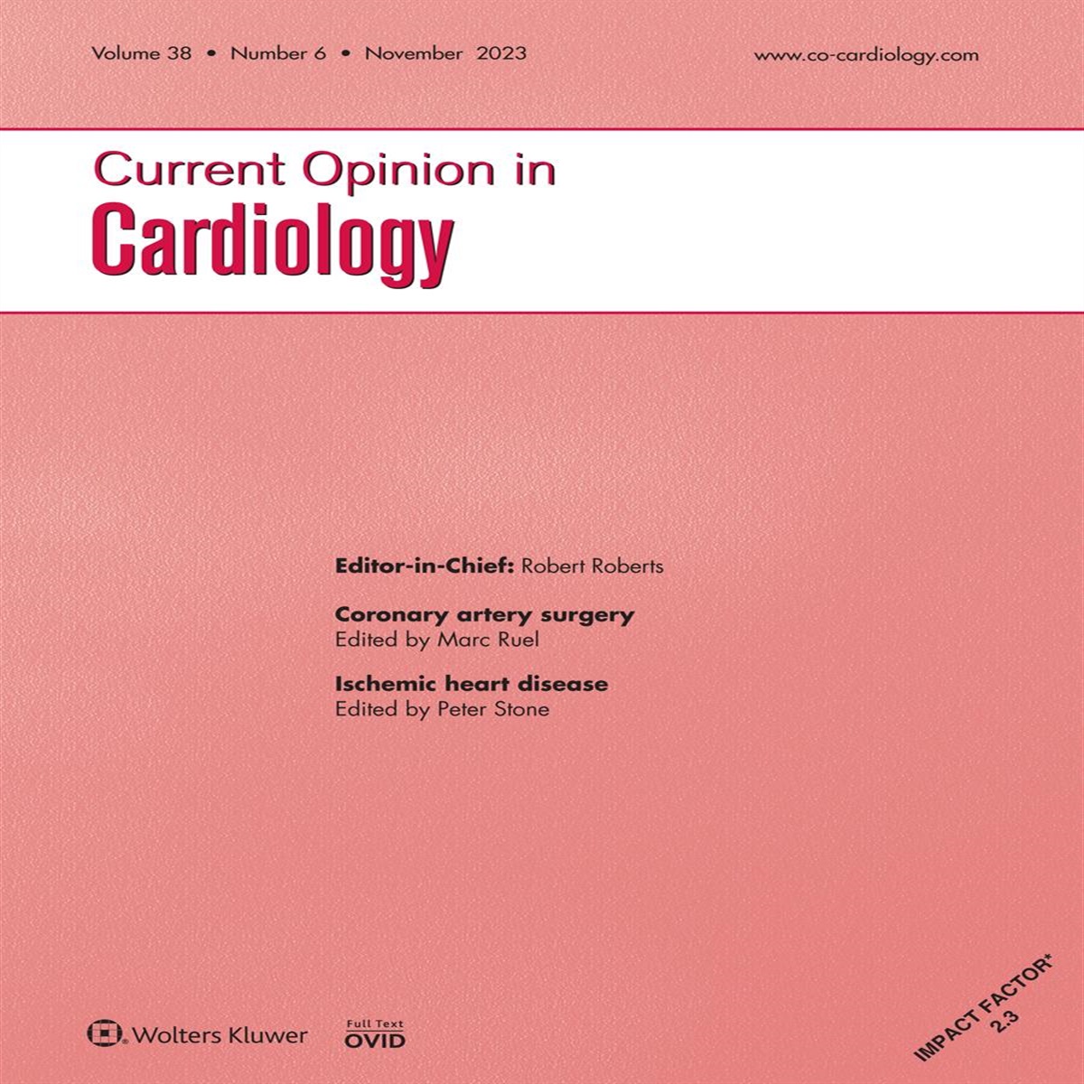 Introduction to the coronary artery surgery section