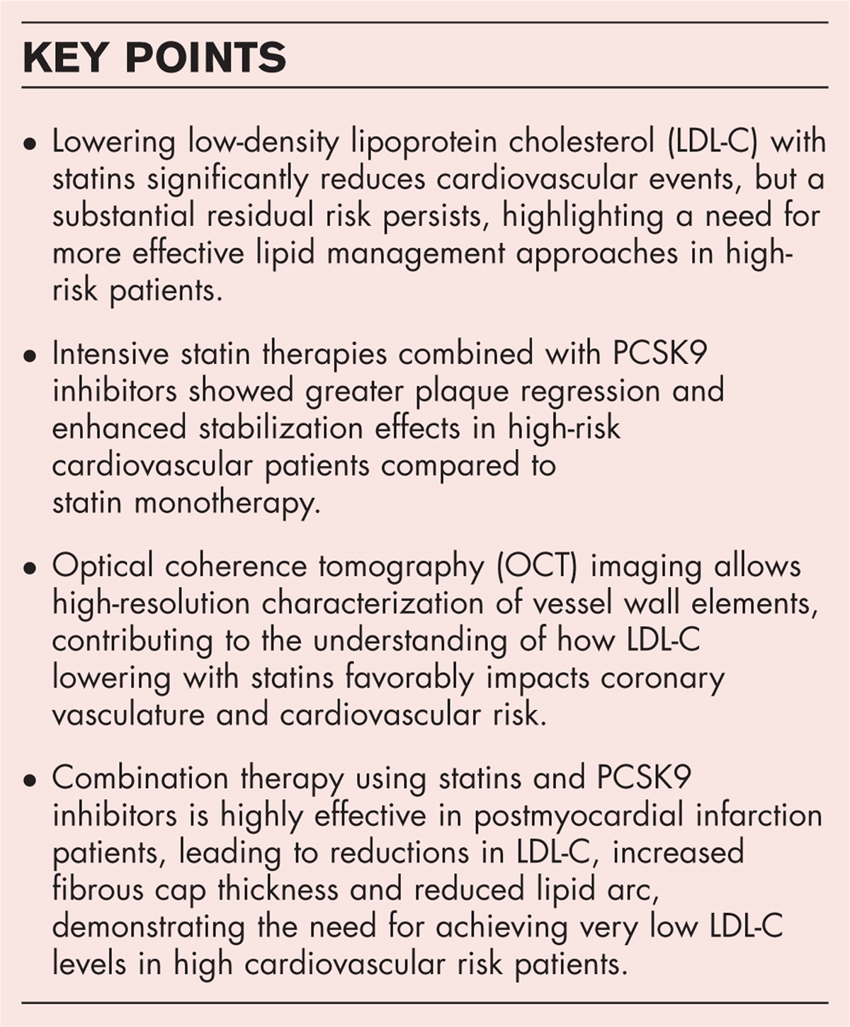 Impact of PCSK9 inhibitors on coronary atheroma phenotype following myocardial infarction: insights from intravascular imaging